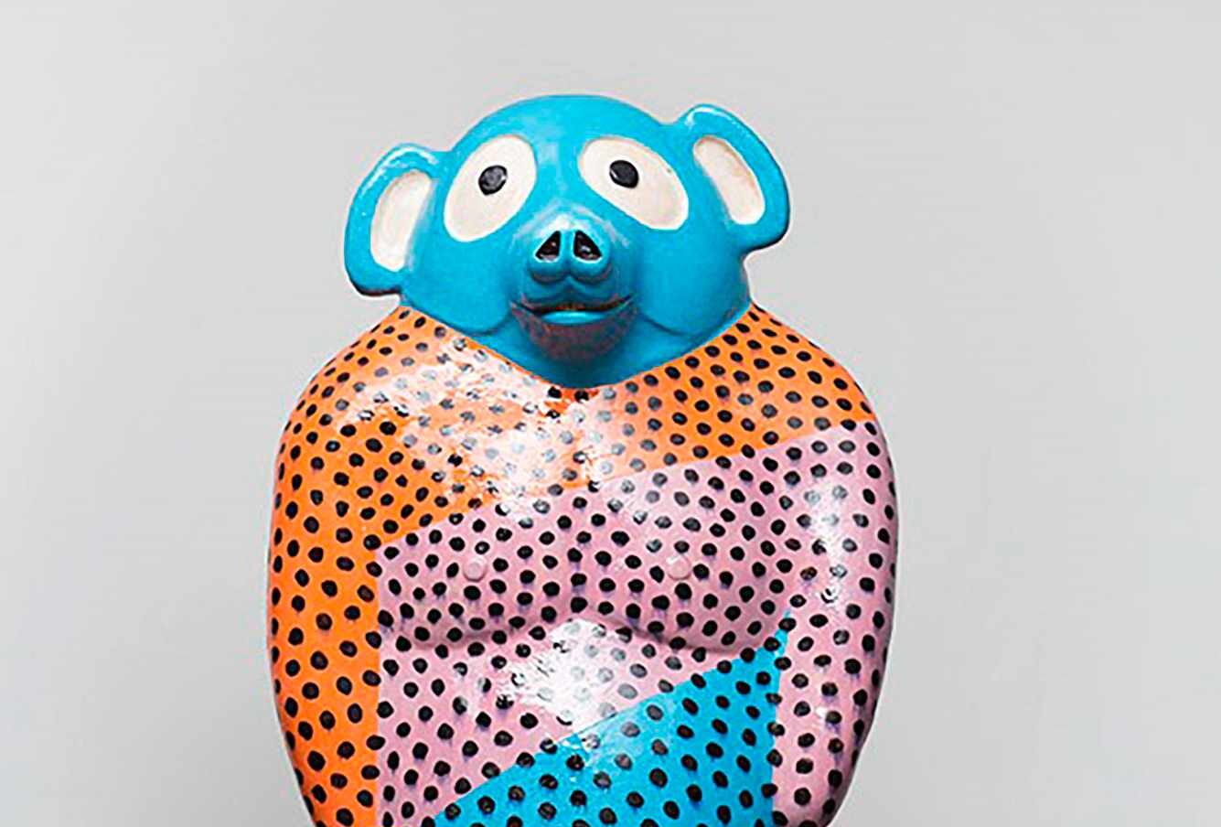 Jun Kaneko (Japanese, b. 1942), Untitled, Tanuki, 2014